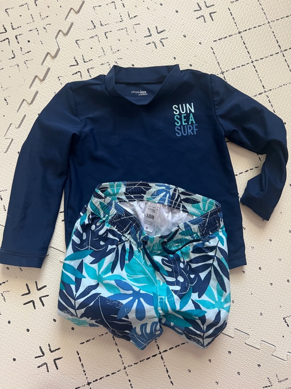 Carter’s 18 month boys swim